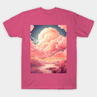 Pink Cloud Nature T-Shirt